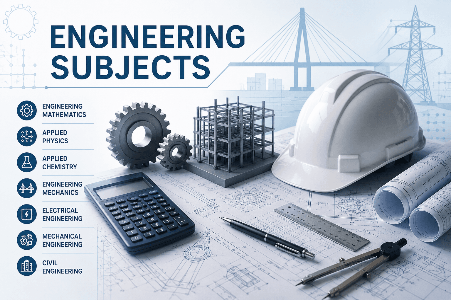 Engineering subjects artwork