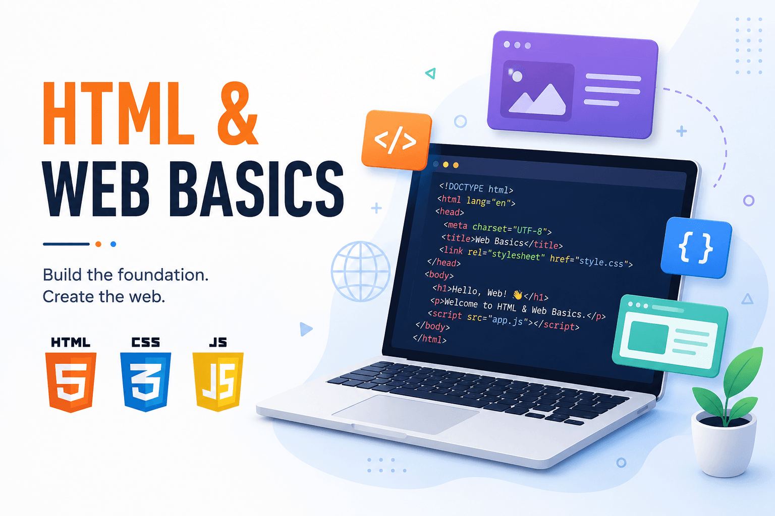 HTML & Web course artwork