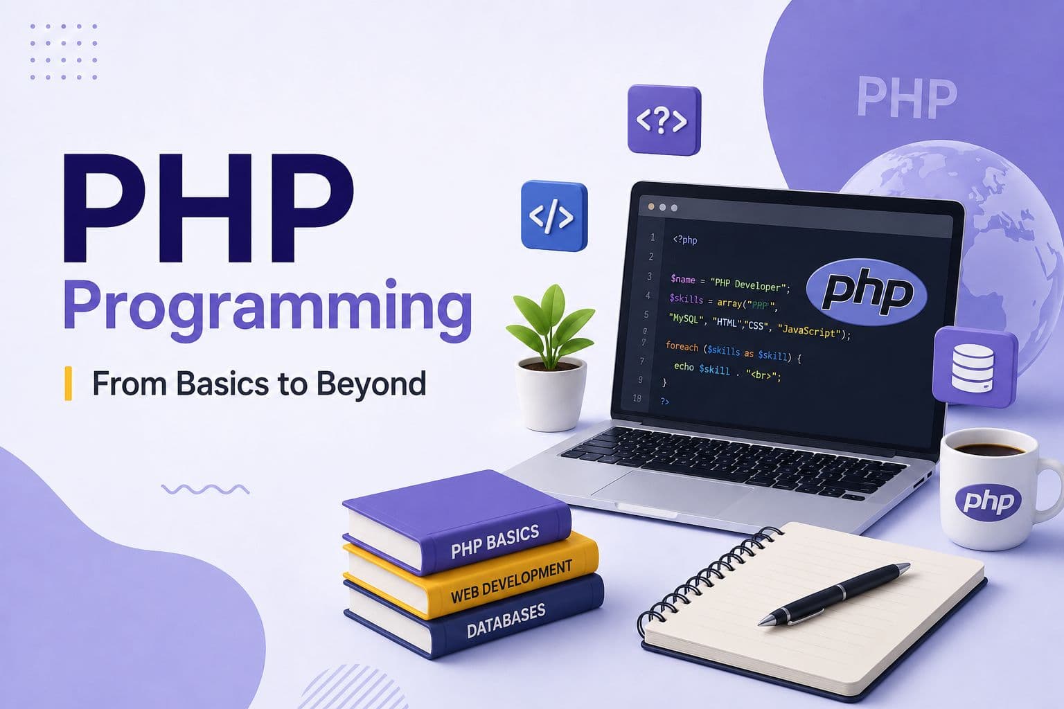 PHP course artwork